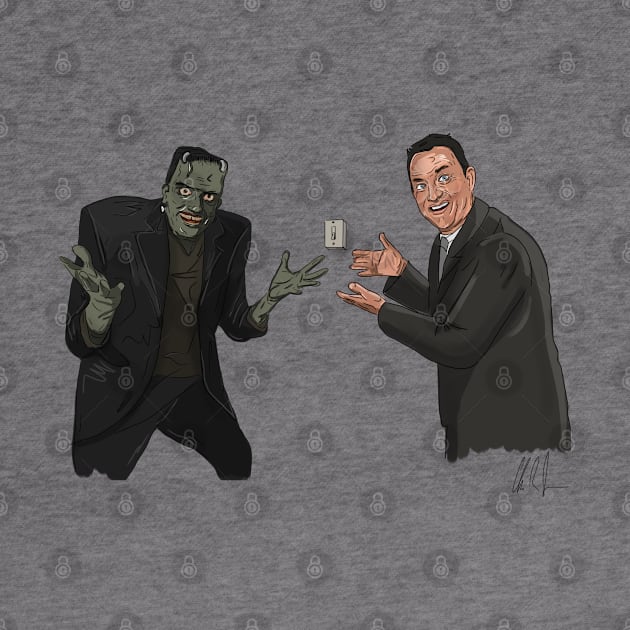 Frankenstein & Hanks Waste a Minute of Our Time by 51Deesigns